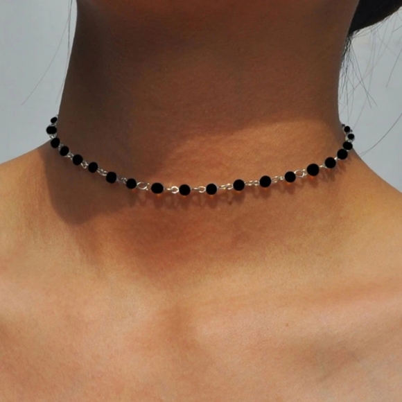 Nikkiwallflower Jewelry - *Nevaria* Chain Choker Necklace